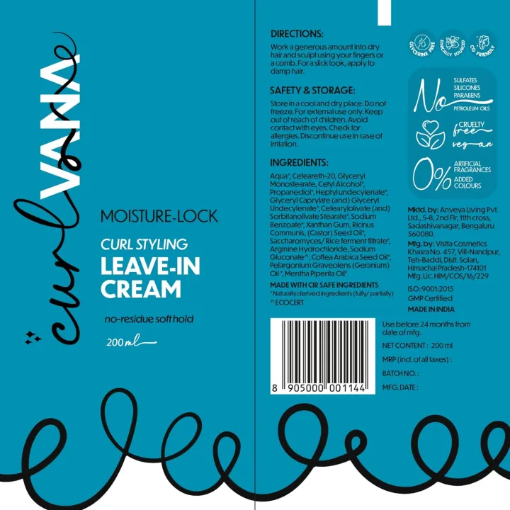 Curlvana%20Moisture%20lock%20Curl%20Styling%20Leave%20in%20Cream%20200ml%20-%20Image%205