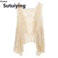 Sutuiying Luxury Special Offer Summer Women Lace Cardigan Gothic Shirt Coat Mesh Shawl Sun Protection Clothing Jacket Boho Tops Beach Party Sunscreen Outwear. 