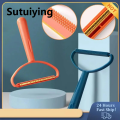 Sutuiying transparent bag Portable Lint Remover Pet Hair Remover Brush Lint Roller Sofa Clothes Cleaning Lint Brush Fuzz Fabric Shaver Brush Tool. 