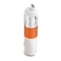 OYPFXMI Car Vacuum Cleaner Portable Handheld Vacuum Cleaner Mini for Car Wireless Dust Catcher Cyclone Suction(White Orange). 