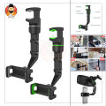 Universal Car Mobile Support 360° Rearview Mirror Mount Phone Holder Seat Clip Stand For Cell Phone Smartphone. 