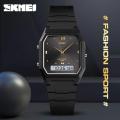 50% discount SKMEI 1604 Luxury Quartz Watch For Men Women Dual Time Sports Waterproof Digital Boy Girl Wristwatches Clock Relogio Masculino. 