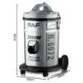 RAF Drum Vacuum Cleaner 25 Liter Capacity Model-6672. 