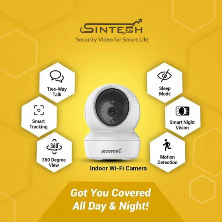 Sintech 4MP Ultra HD WiFi Robot Camera C10 Pro | Daraz.com.np
