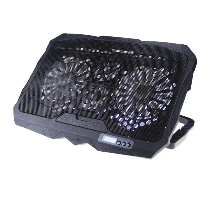 Laptop%20Cooling%20Pad%204%20Fans%20Adjustable%2010%20Inch%20to%2017%20Inch%20Notebook%20Cooler,%20Blue%20Light,%20S18%20For%20Any%20Laptop%20Speed%20Control%20Button%20-%20Image%204