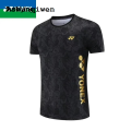 Ashunqiwen Sutuiying YONEX badminton wear men's and women's sports running quick dry 2025 New short sleeve shirt T-shirt tennis clothes table tennis clothes. 