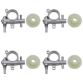 4Set 2500/3800 Chainsaw Spare Parts Chainsaw Oil Pump with Worm Drive Gear Fit for Chain Saw 25CC/38CC. 