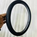 Cross Design PU Leather Steering Cover Black Color Size Small. 