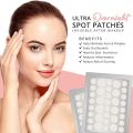 Acne Pimple Healing Patch 30 dots-Absorbing Hydrocolloid Spot Dots, Invisible, Blemish Spot, Skin Treatment, Facial Stickers, Two Sizes, Blends in with skin Especially For Man. 