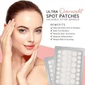 Acne Pimple Healing Patch 30 dots-Absorbing Hydrocolloid Spot Dots, Invisible, Blemish Spot, Skin Treatment, Facial Stickers, Two Sizes, Blends in with skin Especially For Man. 