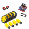 Arduino Robot Car Set T Motor Yellow Bo Motor With Bo Wheel. 