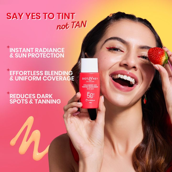 Dot%20&%20Key%20Strawberry%20Dew%20Tinted%20Sunscreen%20SPF%2050+%20Pa++++%20%7C%20Protection%20Against%20UA/UB%20%7C%20Broad%20Spectrum,%20Water%20&%20Sweat%20resistant%20%7C%20For%20All%20Skin%20Types%20%7C%2050ml%20-%20Image%205