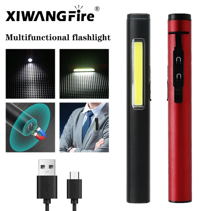 Portable%20Portable%20LED%20Flashlight%20COB%20Floodlight%20and%20XPE%20High%20Beam%20Aluminum%20Alloy%20Pen%20Clip%20Work%20Light%20Built%20In%20Battery%20with%20Tail%20Magnet%20-%20Image%203