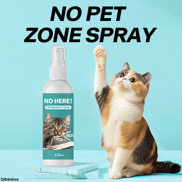 Qibeistoe2025 Pet Exclusion Zone Spray Cat Repellent Repelling Induction Spray Cat Repellent Spray To Prevent Cat Disorderly Urine