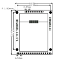 LCD Screen Module Driver Module 128x160 DOT-Matrix ST7735S Driver SPI Serial Interface Multi-Function Color Screen Module. 