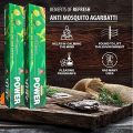 Power Citronella Mosquito Repellent Stick , Mosquito Incense Sticks , Herbal and Natural Incense Agarbatti (120 Sticks). 