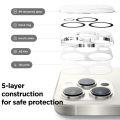 Full Coverage Back Camera Lens Protector For iPhone 16 Pro Max By Panchakumari Mobile Hub. 