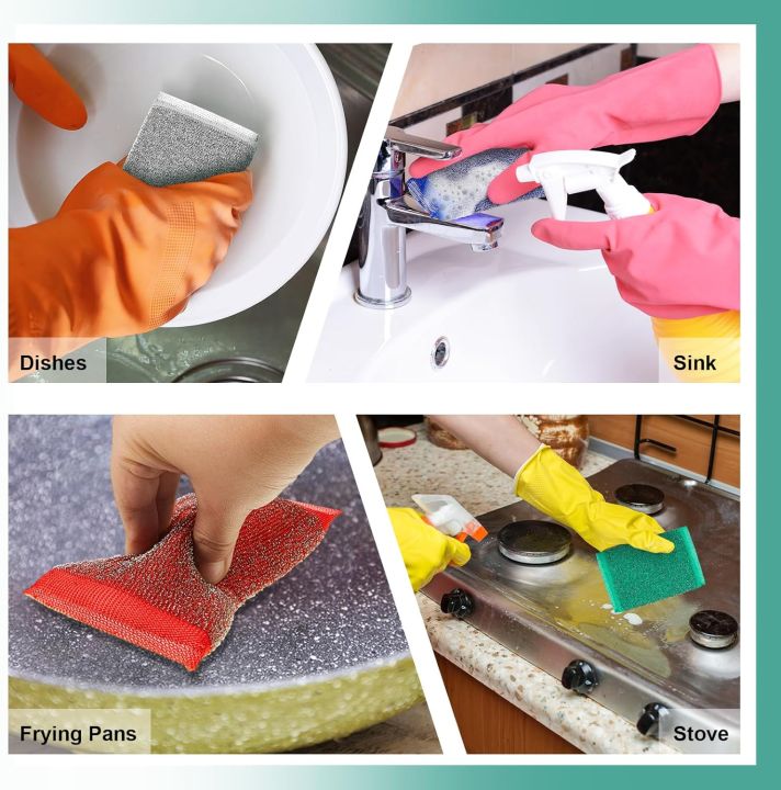 Dishwasher%20Scrubber%20Sponges,%20Pack%20of%206%20Cleaning%20Sponge,Multi%20Colour%20Foam%20Pad%20Sponge%20Scourer%20Kitchen%20Scrubber%20for/Utensils/Tiles%20Cleaning%20Heavy%20Quality%20-%20Image%203
