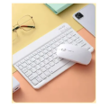 Ultra Slim Rechargeable Wireless Bluetooth Keyboard & Mouse (Portable Mini BT Wireless) for Android Windows PC Tablet. 