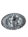 Silver Tika Thali With 7 Bowls Set. 