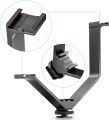 V-Shape Triple 3 Universal Cold Shoe Mount Bracket For DSLR Camera Microphone LED Light. 