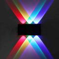 RGB Outdoor/Indoor 3 Plus 3 Up Down Wall Light. 