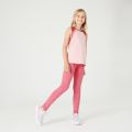 Girls Cotton Leggings Pink Print 320. 