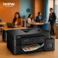 Brother DCP-T830DW WIFI Ink Tank Printer  Print, Scan, Copy with Auto Duplex, ADF & Ethernet Multifunction Printer with Seamless Ethernet and Wireless Options. 