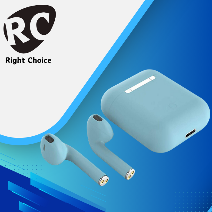 TWS I12 Earbuds | 12 Hours Playtime | 10 mm Deep Bass Wireless Earbuds