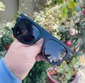 Matte Black Best Sunglasses Vintage Fashion Brand Designer Goggles With Cover And Cleaning Clothes For Unisex. 