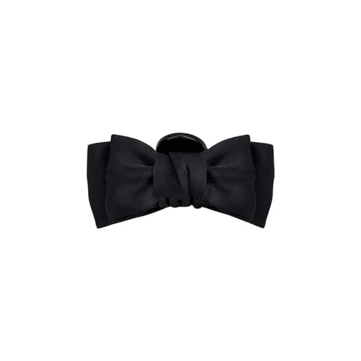Fabric%20Bow%20Tie%20Hair%20Clip%20Bow%20Design%20Black%20Small%20Size%20Black%20Grab%20Clip%20Hair%20Clamp%20for%20Fashion%20Styling%20Women/Girls%20Casual%20Wear%20Hair%20Decoration%20-%20Image%207