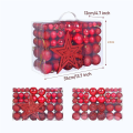 101Pcs Shatterproof Christmas Tree Balls Decorative Baubles Hanging for Christmas Tree. 