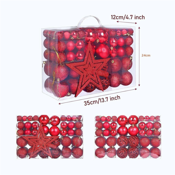 101Pcs%20Shatterproof%20Christmas%20Tree%20Balls%20Decorative%20Baubles%20Hanging%20for%20Christmas%20Tree%20-%20Image%204