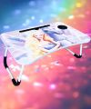 Multipurpose Folding and Portable Laptop Table Stand Baby Study Table BARBIE AND UNICORN. 