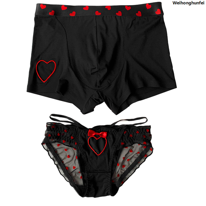 WeihonghunfeiSales%20promotion%20New%20Heart%20Printed%20Couple%20Underwear%20Women%20Men%20Low%20Waist%20Briefs%20Breathable%20Boxer%20Panties%20Boyfriend%20Girlfriend%20Lingerie%20-%20Image%205