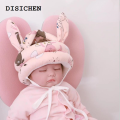 DISICHEN Portable Cute Ear Baby Toddler Cap Safety Helmet Head Safety Soft Comfortable Head Security Protection Adjustable Learn To Walk Crash Hat. 