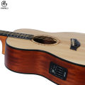 Manaslu Yatri EQ Spruce Semi Acoustic Travel Guitar with Package. 