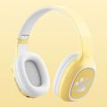 Mark Wireless Cute Kids Bluetooth 5.0 Headphone Support TF Card Play Foldable HIFI Music Headset. 