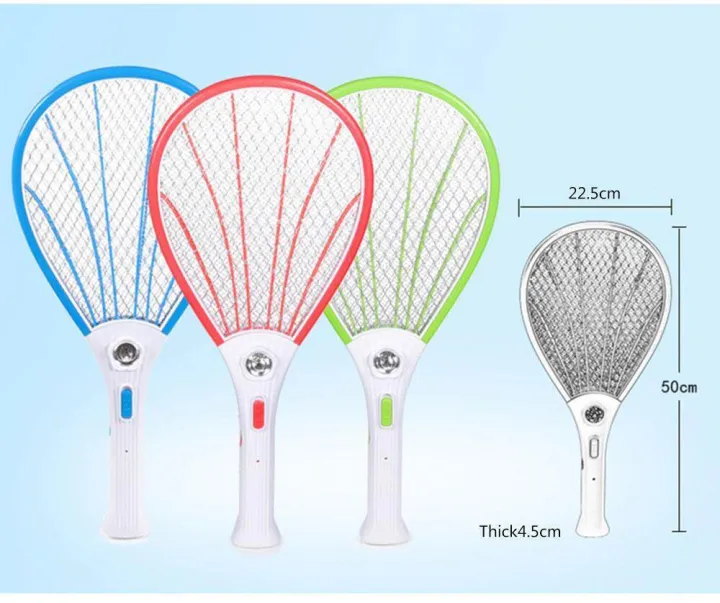 Rechargeable%20Mosquito%20Fly%20Killer%20and%20Bug%20Zapper%20Racket%20Kobwa%203%20Layers%20Safety%20Mesh%20Super%20Bright%20LED%20Light%20with%20Built%20in%20Rechargeable%20Batteries%20-%203000%20Volt%20-%20Image%203