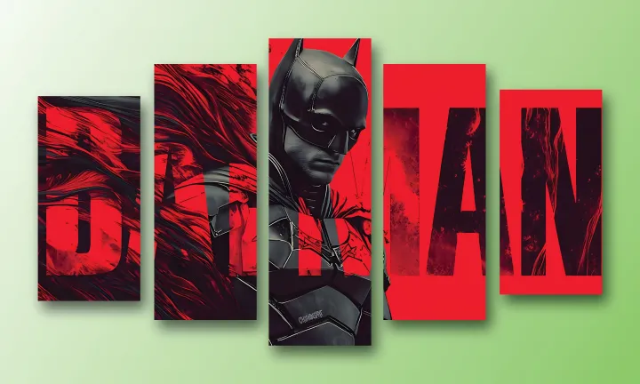 5-Piece%20Canvas%20Wall%20Art%20Set%20%E2%80%93%20The%20Batman%20Print%20-%20Image%202