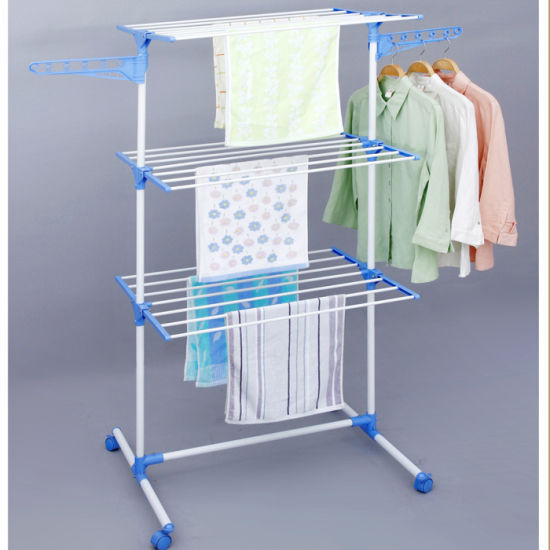 3%20Layer%20Cloth%20Drying%20Stand%20Hanger%20Organizer%20Shelf%20Space%20-%20Image%203