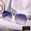 Ladies metal Trendy Sunglass #2495. 