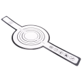 FORIDE 2X Silicone Baking Mat for Dutch Oven Bread Baking Non-Stick Baking Mat with Long Handle 8.3Inch Reusable Sheets Black. 