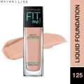 Maybelline Newyork Fitme Matte + Poreless Liquid Foundation - 125 Nude Beige. 
