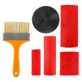 NCANRUI 6 Pcs Wood Graining Tools, Soft Rubber Wood Grain Maker Painting, DIY Faux Wood Texture for Wall Floor Furniture Art. 