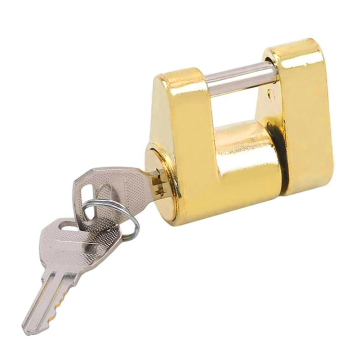 NUOVEPE Heavy-Duty Trailer Lock For 2-Inch Couplers - Anti-Theft Hitch Lock For RV, Boat, Utility Trailers