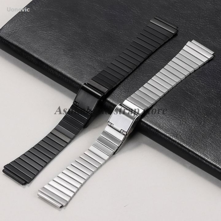 Uonevic%20Chain%20500W/AA169/B20mm%20suitable%20stainless%20steel%20strap%2018mm%20for%20F-91W/A158/A159/A168/650/AQ230/AEE1200/1300%20Portable%20ultra-thin%20metal%20men's%20hands%20-%20Image%204