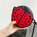 NAMUNY 2X Ladybug Cute Children's Shoulder Bag Personality Wild Purse Mini Accessories Bag. 