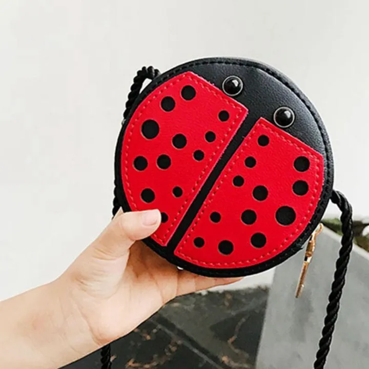 NAMUNY%202X%20Ladybug%20Cute%20Children's%20Shoulder%20Bag%20Personality%20Wild%20Purse%20Mini%20Accessories%20Bag%20-%20Image%202
