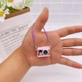 1Pc New Mini Simulation Camera DIY Accessories Colorful Doll Decorative Pendant Kids Pretend Play Toys for 13cm Wallace Gromit Dog, 10-15cm Cotton Doll. 